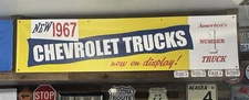 '67 Chevrolet Truck Vintage-Style Banner Dealer Promo Chevy 1967 C10 C20 C30