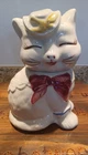 Shawnee Vintage Pottery Smiley Puss'n Boots Cat Cookie Jar USA 40's/50's