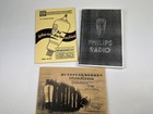3x Röhren Bücher Nachdruck Philips uralt Katalog 1934 usw. Spezialröhren