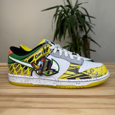Size 10.5 - Nike Dunk PE Low What the Duck - University of Oregon