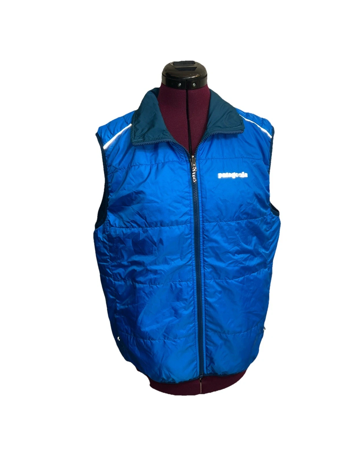Patagonia Men’s Reversible Cranset Blue Vest Sz M