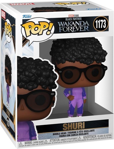 Shuri 1173 Funko Pop Figurine Marvel Black Panther Wakanda Forever Statues Films - Picture 3 of 24