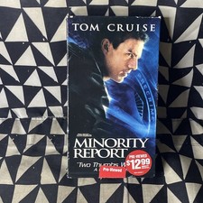 Minority Report (VHS, 2002) Tom Cruise Former Blockbuster Rental