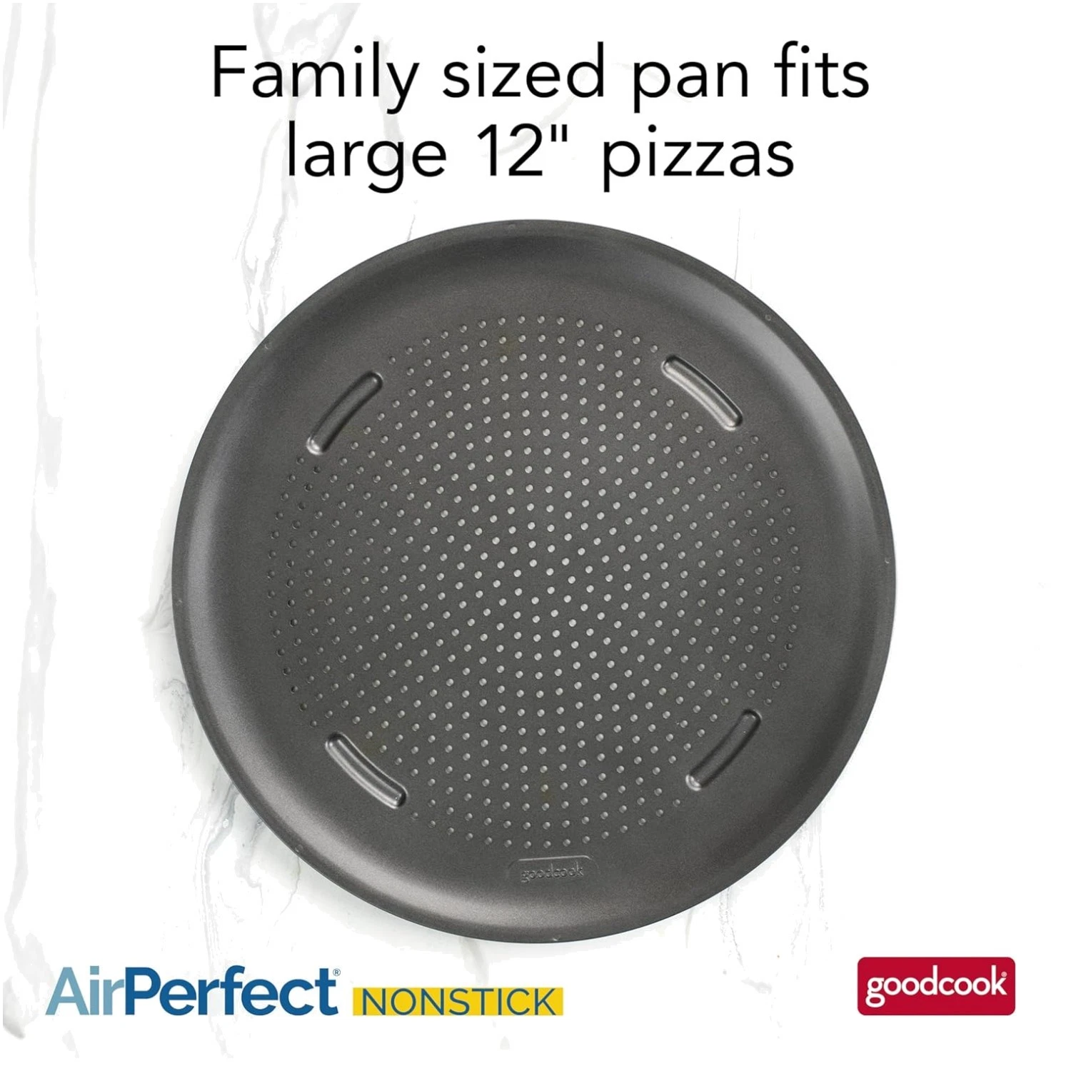 Nonstick Perforated Pizza Pan, 15.75" Diameter