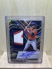 2022 Panini Spectra Rookie Jersey Auto Jose Siri Green Splatter Prizm /16 RPA