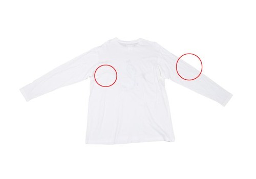 Yohji Yamamoto POUR HOMME Snowman Drawing Print Top Size M(K-161255) - Picture 12 of 12