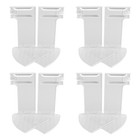  4pcs Bed Sheet Holders for Corners - Foldable Rotating Bedding Sheet Clips