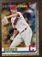 2019 Topps Gold Shane Bieber #271 Cleveland Indians serial /2019