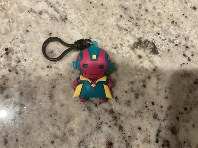 This is a Marvel Comics Series 6 Vision 3D figural keychain Exclusive B Varient