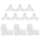  10 Pcs Wardrobe Accessories Connector Cabinet Fasteners Closet Dryer Rod Link