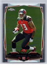 2014 Topps Chrome #185A Mike Evans RC Rookie Card Tampa Bay Buccaneers NM. rookie card picture