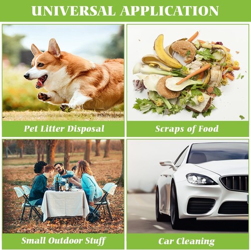 Bolsas de basura pequeñas transparentes Teivio de 4 galones 120 unidades para baño - Imagen 6 de 8