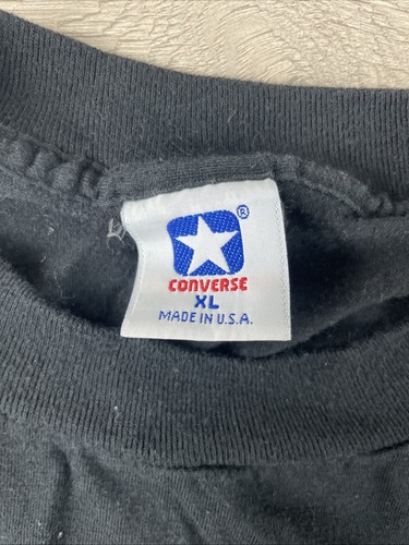 Vintage 90s Converse Single Stitch All Star Make An Impression T-Shirt Size XL - Bild 3 von 8