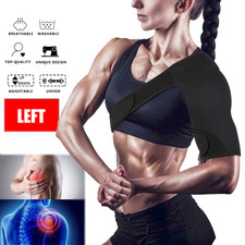 Shoulder Brace Support Compression Sleeve Torn Rotator Cuff Relief Joint AC Pain
