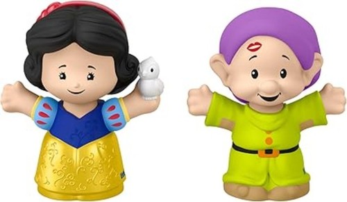 Little People Fisher-Price Snow White and Dopey/ Beauty and Beast Belle Mrs Pott - Picture 5 of 5