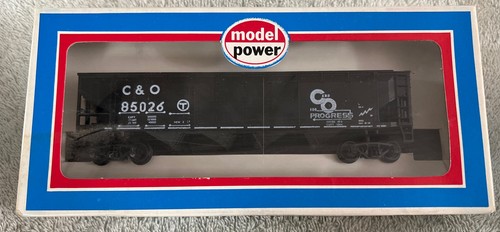 Vintage Model Power HO Scale Hopper Car #666 C&O- Made in Austria- New - Picture 1 of 4