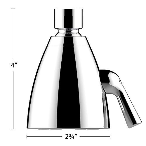 High Pressure Shower Head 2.5 GPM Adjustable Solid Brass Polished Chrome - Picture 2 of 8