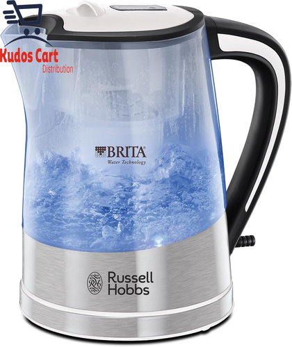 Russell Hobbs Brita Filter Purity Elektrischer 1,5L Kanne Wasserkocher Beleuchtung Klar - Bild 7 von 13