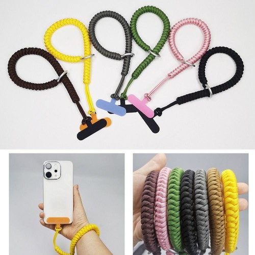 Anti-lost Mobile Phone Wristband Handmade Woven Cellphone Lanyard Accessories