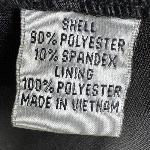 Simply Liliana Kleid Damen 14 grau schwarz Blumen beflockt V-Ausschnitt Fit & Flare - Bild 6 von 12