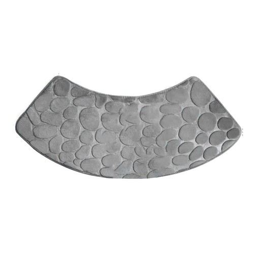 Praktische Duschmatte saugfähig Badzubehör gebogen Dusche waschbar - Bild 2 von 77