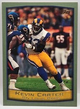 1999 Topps Kevin Carter Base Card (St. Louis Rams) #24