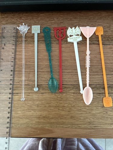 Vintage Drink Stirrers / Cocktail Swords Swizzle Sticks Barware Retro Vintage - Picture 9 of 13