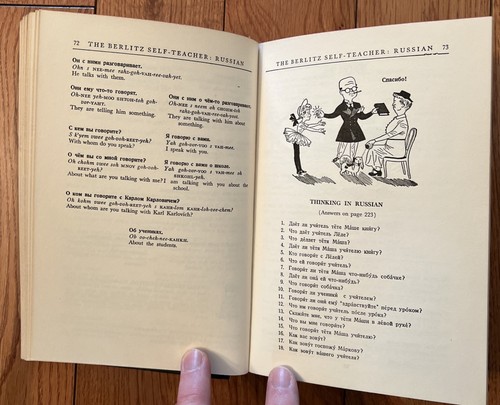 Berlitz Self-Teacher Russian, 1951 First Edition Grosset & Dunlap, - Picture 7 of 9
