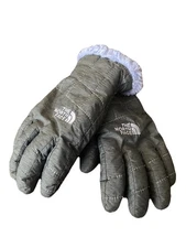 The North Face Youth Girls Mossbud Swirl Glove Winter Gray/ Purple Size Large