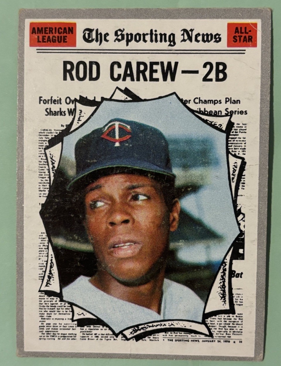 1970 Topps #453 All-Star Rod Carew - Minnesota Twins