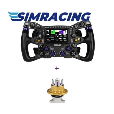 Conspit MAX 01 300mm/11.8'' Steering Wheel Sim Racing Wheel 4''Touch Screen 21 RGB