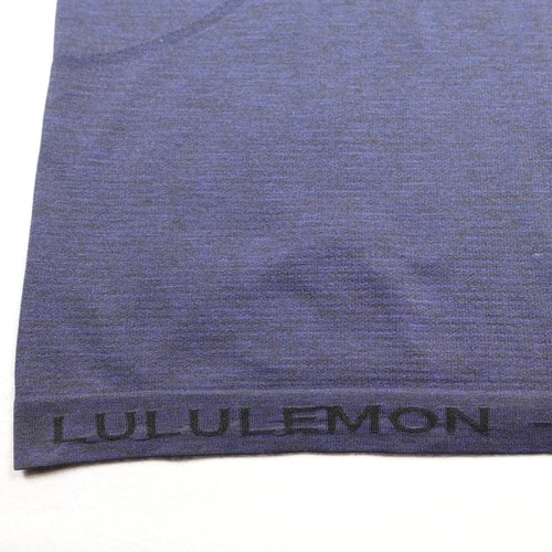 Camisa Lululemon Mujer Pequeña Púrpura Sin Costuras Swiftly Tech Manga Corta Logo Yoga - Imagen 3 de 10