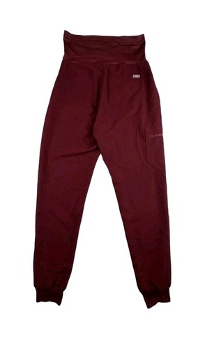 Figs Technical Collection Burgundy Zamora Umstands-Jogginghose Damen Neu - Bild 4 von 10