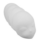  4pcs White Blank Masks: Diy Painting Full Face Mask Props For Masquerade