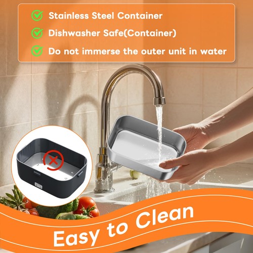 Electric Lunch Box Food Warmer: 100W Heated Lunch Box for Adults, 1.8L Portab... - Picture 6 of 6