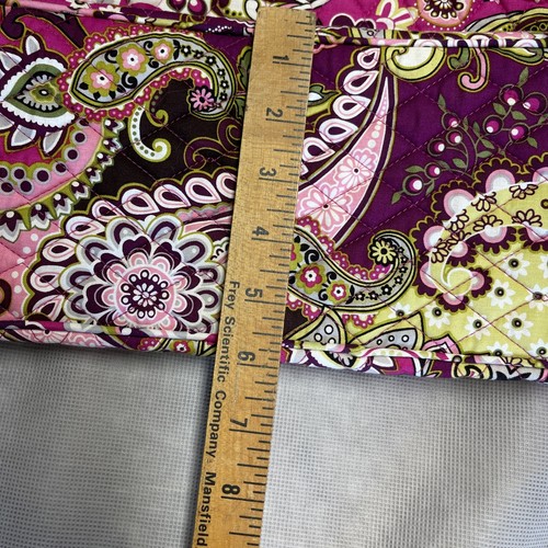 Vera Bradley VERY BERRY PAISLEY PLISSIERTE SCHULTERTASCHE BEUTELTASCHE 15”x13”x6” - Bild 13 von 14