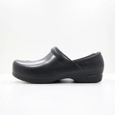 Anywear Guardian Angel Black Rubber Lightweight Slip Resistant Work Clogs - 9