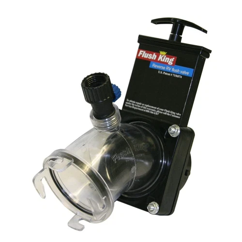 Valterra Flush King RV Sewer Tank Rinser Anti Siphon Valve Leak Proof Drain