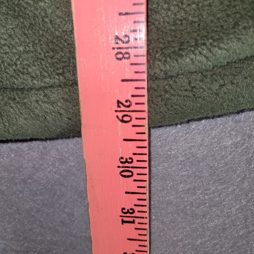 Vintage Blarney Woolen Mills Fleece Zip Up Jacket Active Ireland ~ Size XL Green - Picture 6 of 10