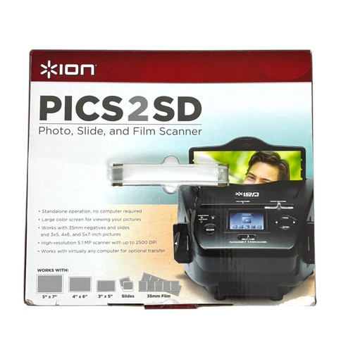Ion Pics 2 SD Photo Slide & Film Scanner Brand New Ships Within 1 Business Day - Afbeelding 5 van 8