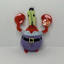 Ty Beanie Babies 2006 Mr. Krabs 8" Spongebob Squarepants Crab Plush With Tag