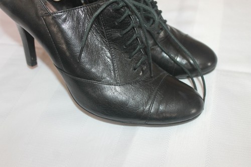 Alfani SZ 10 M Granny oxford Leather heels lace up Bylss Shoes - Picture 8 of 9