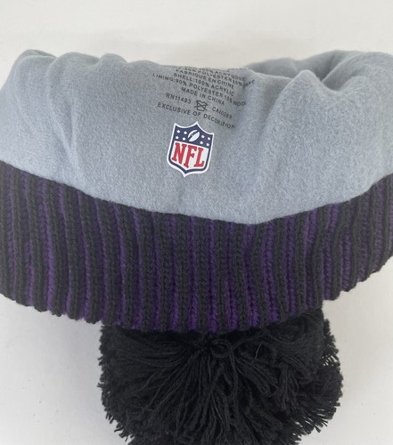New Era Baltimore Ravens NFL Football Beanie - Winter Purple Ski Hat NEW! - Picture 5 of 5