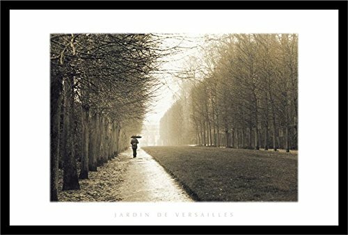 FRAMED  Jardin De Versailles  - 36x24 Art Print Poster - Imagen 1 de 1