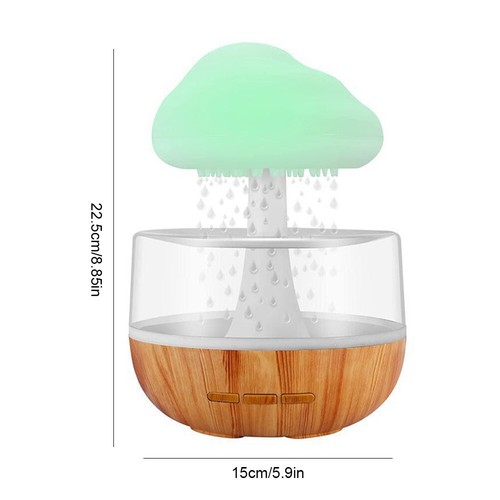 300ML Aromatherapy Diffuser Water Drip Rain Cloud Humidifier Mist Humidifier - Picture 8 of 9