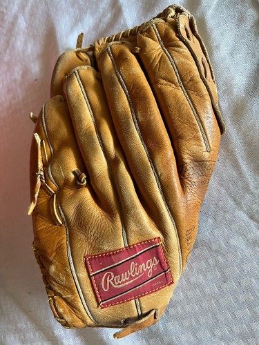Lot of 3 Vintage Baseball Gloves Rawlings Cesar Cedeno Smoking Joe Cunningham + - Picture 13 of 20