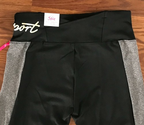 Justice J Sport Girl's Colorblock Full Length Leggings Size Large (12/14) NWT - Picture 7 of 10