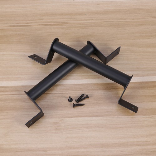2 STÜCKE American Vintage Schwarz Carbon Heavy Duty Kohlenstoffstahl Stoßgriff - Bild 10 von 11