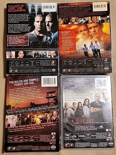 Prison Break: The Complete Series DVD Seasons 1-4 LOT Season 1 2 3 4 Box Set - Bild 2 von 7
