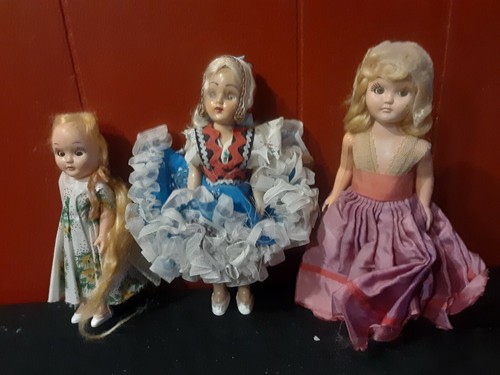Vintage Menge 8 Puppen hergestellt in Japan, Hongkong & unmarkiert - Bild 2 von 9